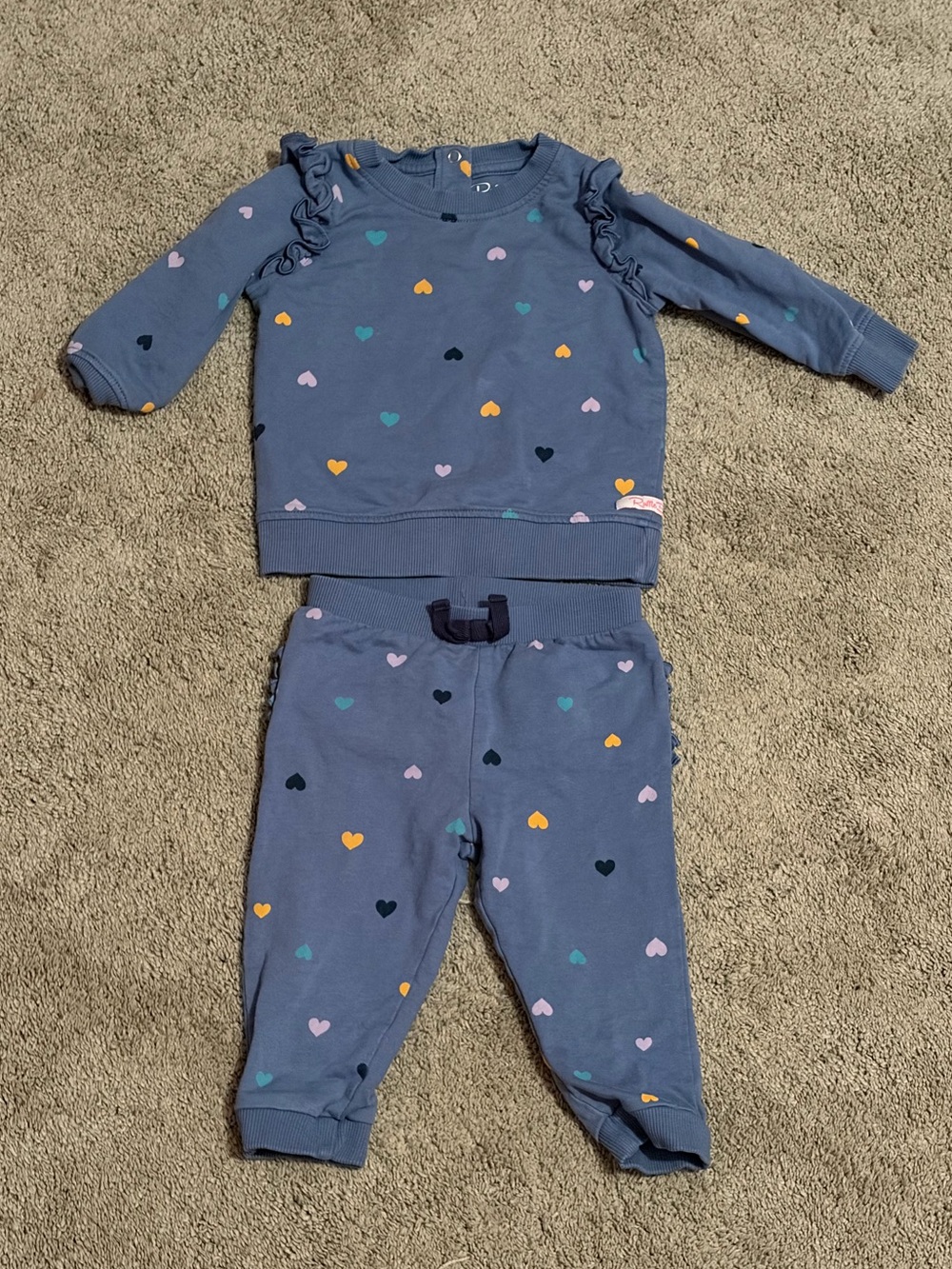 Ruffle Butts Matching Sweat Set